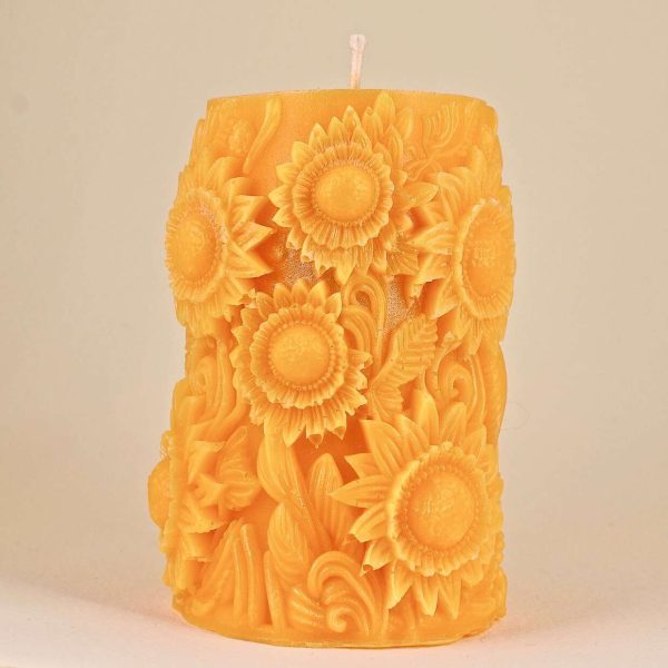 Beewax Candle Flowers