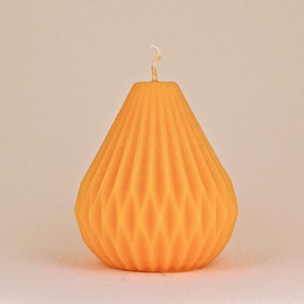 Drop Shape Beewax Candle