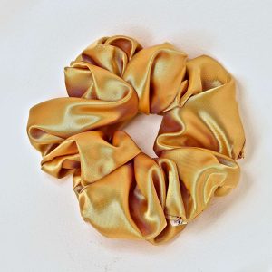 Golden Luxury Hair Scrunchie